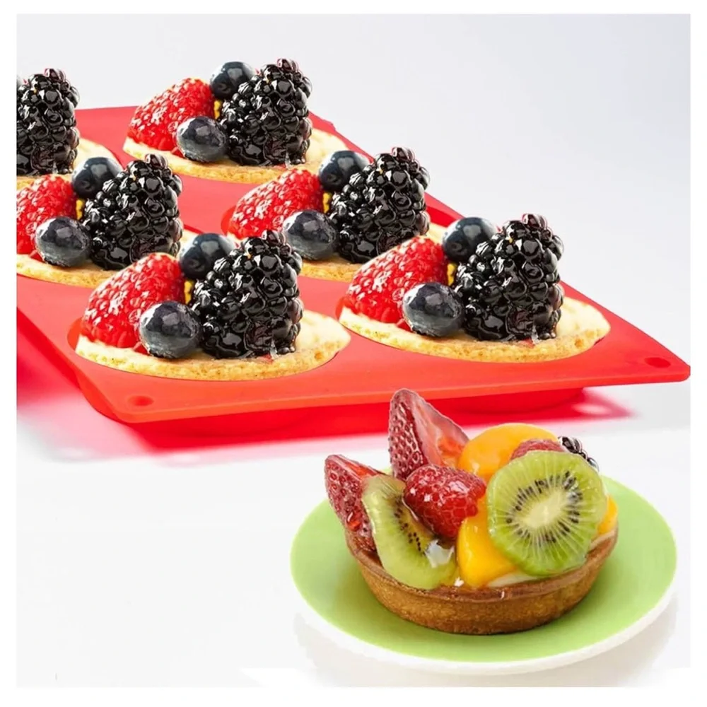 Silicone Muffin Top Pans, 2 Pack Non-stick 3